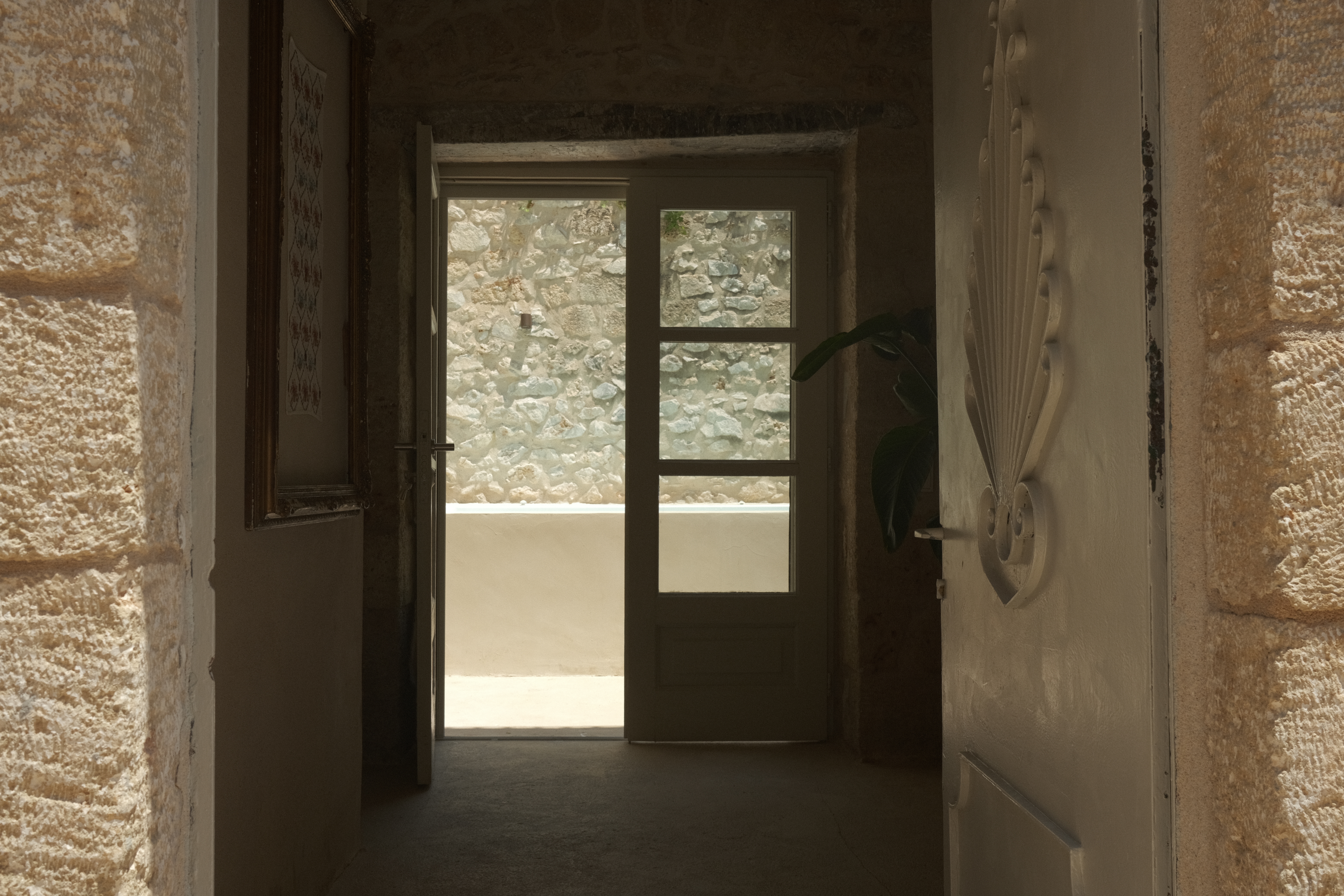 Interior detail in natural light